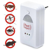 Ультразвуковий відлякувач гризунів мишей щурів та тарганів Pest Reject HK02 від мережі, смерть гризу