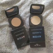 Компактна крем-пудра для обличчя avon flawless, на вибір 1шт