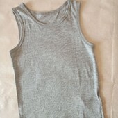 Майка для хлопчика Primark 6-7, 9-10, 13-14 сірого кольору. 6762