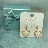 Сережки xuping позолота