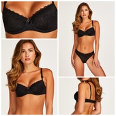 Hunkemoller! Жіночий бюстгальтер з мереживом 80А black! Лот 34