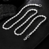 Серебряная витая цепочка 925 проба