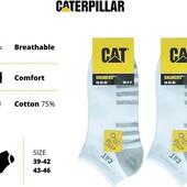 3 пары. Качественные носки Caterpillar, размер 39-42 (uk 6-8)