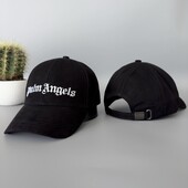 Фірмова кепка бейсболка Palm Angels чорна, остання!