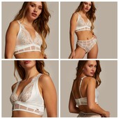 Hunkemoller noir! Мереживний жіночий бюстгальтер, бралет Л розмір snow white! Лот 312