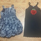 2 платья после дочки не секонд 116-122