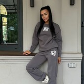 Теплые костюмы трехнитка на флисе!! Два цвета!!