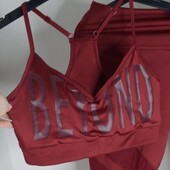 Beyond Yoga Burgundy брендовый спортивный топ! дорогой, качественный бренд