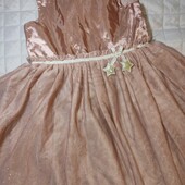 H&m 134-140 см розкішна нарядна сукня