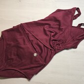 Hunkemoller! Роздільний жіночий купальник танкіні в рубчик М розміру red fruit! Лот 7