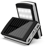 Портативное зарядное устройство Power Bank Solar 90000mAh c фонариком на солнечной батарее. Брак!