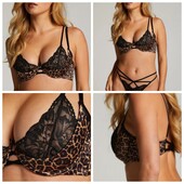 Hunkemoller private collection! Спокусливий жіночий бюстгалтер леопард 80Д caviar! Лот 83