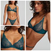 Hunkemoller! Мереживний жіночий бюстгальтер на кісточках 75В poseidon! Лот 70