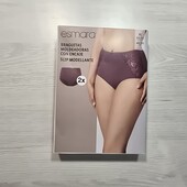 Есмара! Високі коригуючі жіночі труси з утяжкою живота 48/50 євро 54/56 наш, в лоті 2 шт! Лот 52
