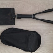 Лопата розкладна туристична Shovel Багатофункційна з нержавіючої сталі для кемпінгу, пікніка в чохлі