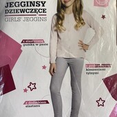 Джинсы для девочки на резинке в поясе 152 см
