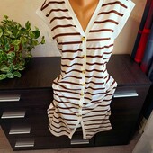 ✓Shein,Сарафан на пуговицах,по бокам разрезы