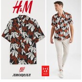 Мужская рубашка H&M p.M