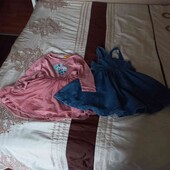 платье + сарафан джинсовый