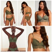 Hunkemoller! Комфортний мереживний жіночий бюстгалтер без кісточок 85В, four leaf cover! Лот 316