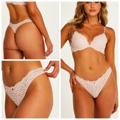 Hunkemoller! Мереживні жіночі труси Xs розмір snow white! Лот 180