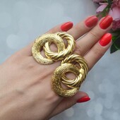 Трендові сережки-вузлики золото