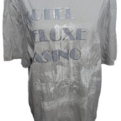 Нова футболка з принтом"casa blanca"2XL розм.