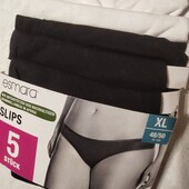 Розпродаж! Набір бавовняних трусиків-сліп Esmara (5шт.), p. XL