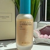 Kiko After Sun Shimmering Oil поживна мерехтлива олія для тіла з екстрактами авокадо, маслом ши