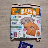 Лупилу! Трикотажная футболка для девочки! 2 шт! 134/140! Лот 575