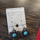 Сережки бірюза