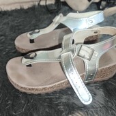 Skechers 38p сріблясті босоніжки