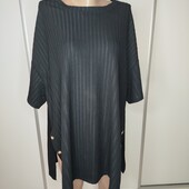 Структурована подовжена футболка Shein 2XL (пог -66)