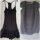 Лот з 2-х. Оригінальна, дуже гарна сукня H&M на 8-9 років + Мереживна натуральна сукня
