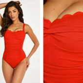 Hunkemoller! Текстурний Суцільний жіночий купальник 38 євро 44 наш lady bag! Лот 29