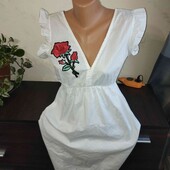✓Новинка!! натур.ткань ,хлопок ,платье с вышивкой