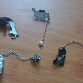 Брошки котики