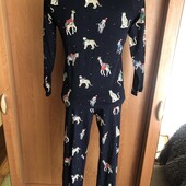 Пижама, комплект, костюм, 100% коттон. 9-10 р 134-140 см. M&S. в ідеалі