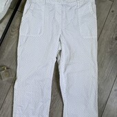 100% cotton Класні короткі штанці 3/4 у дрібний горох є кармани