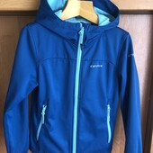 Кофта, куртка софтшел, внутри на флисе, p. 9-10 р 140 см. Icepeak. в ідеалі