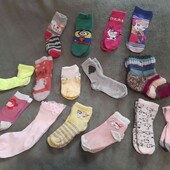 шкарпетки 15 пар дівчинка від 3 років