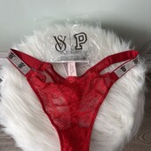 Оригінал! Victoria’s Secret very sexy lace shine strap трусики зі стразами. Люкс серія! s/m