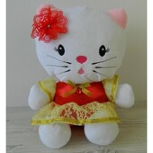 Мягкая игрушка кошечка длина до 40 см