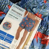 Livergy брендовые новые мужские пляжные шорты c карманами размер L XL