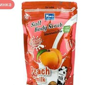 
Скраб-сіль для тіла Yoko Gold Peach + Milk персик і молоко, 350 грам

