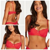 Hunkemoller! Яскравий жіночий бюстгалтер з мереживом 70G! Лот 34