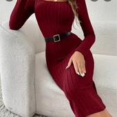 ❤️Платье бордо миди ❤️Смотрите мои лоты ❤️