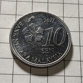 Монета Малайзії 10 сен 2017