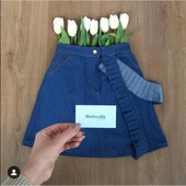 Новая джинсовая юбка бренда WeAnnabе
