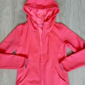 Dunnes stores брендовая куртка/кофта softshell с капюшоном внутри флис нa рост 140 см